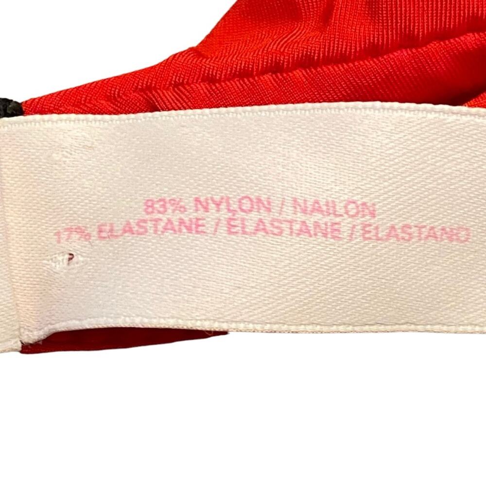 Victoria’s Secret Push-Up Bra In Red and Black Women’s Size 34C - Picture 8 of 9